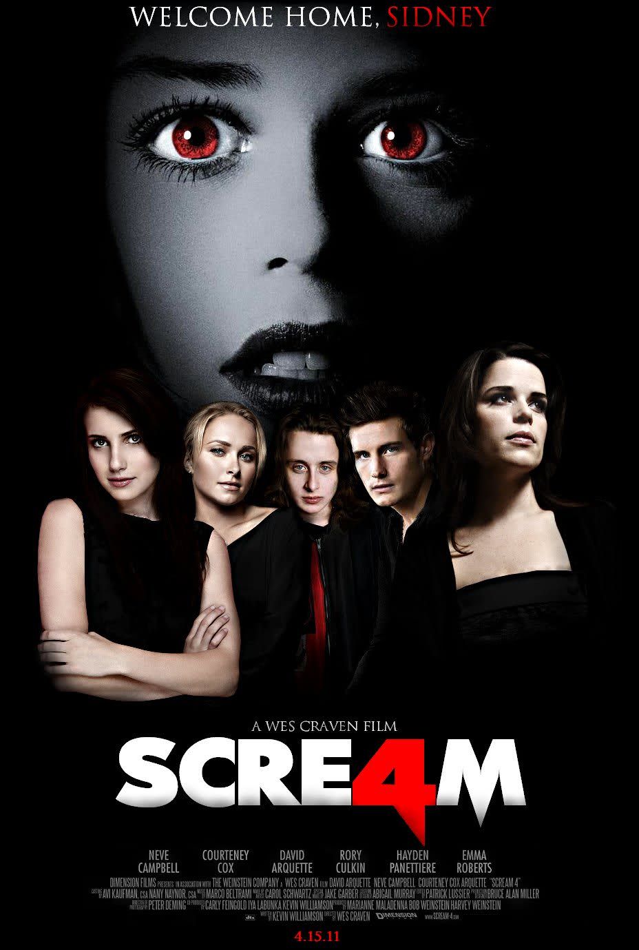 Scream 4 Main Poster