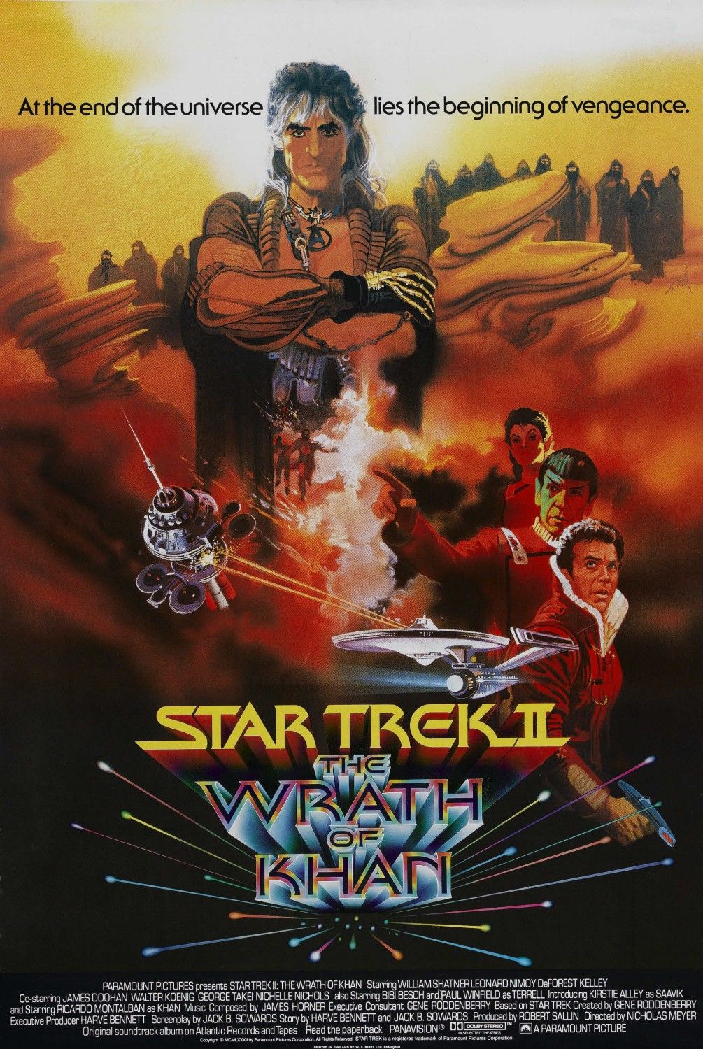 Star Trek II: The Wrath Of Khan Main Poster