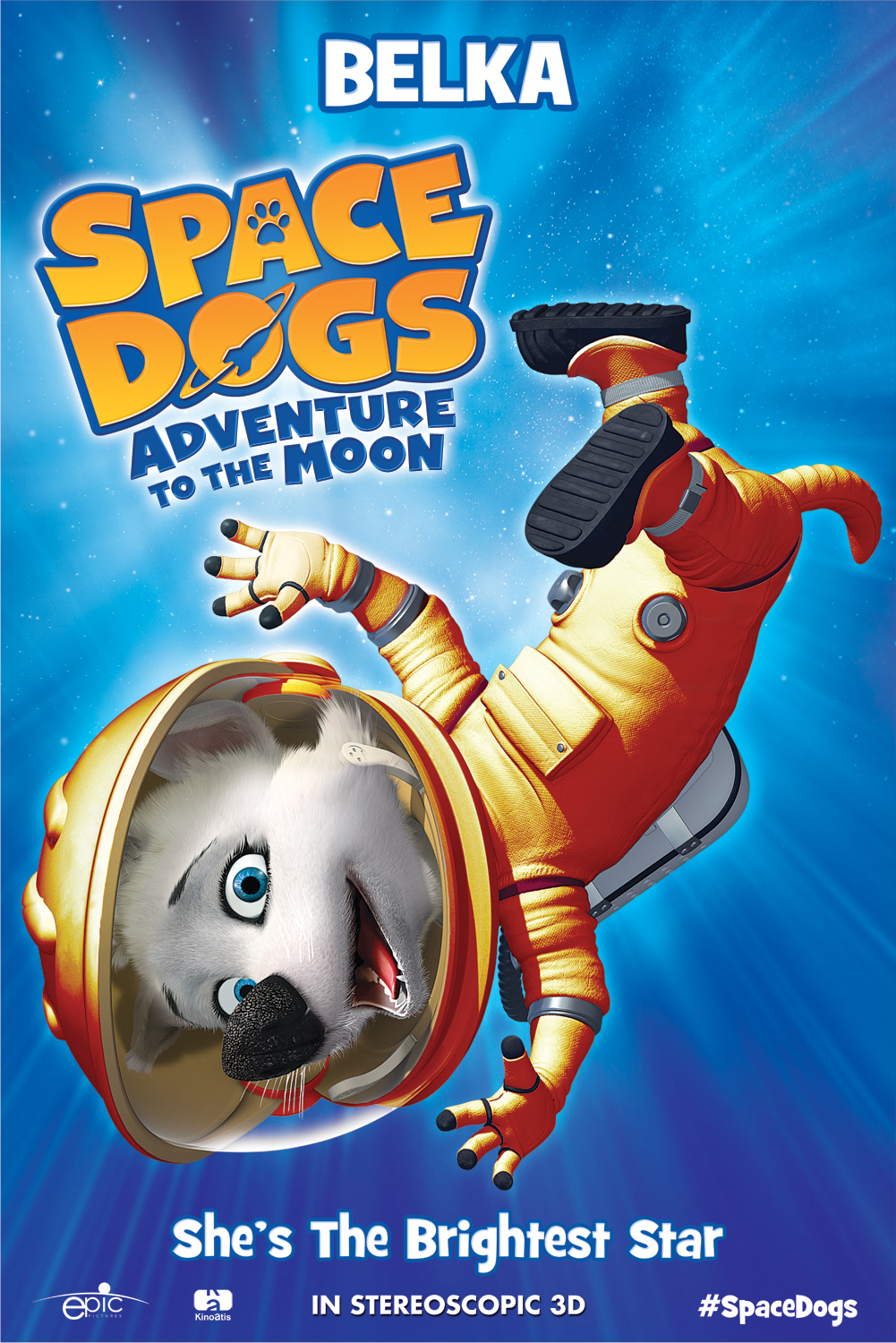 Space Dogs: Adventure To The Moon Main Poster