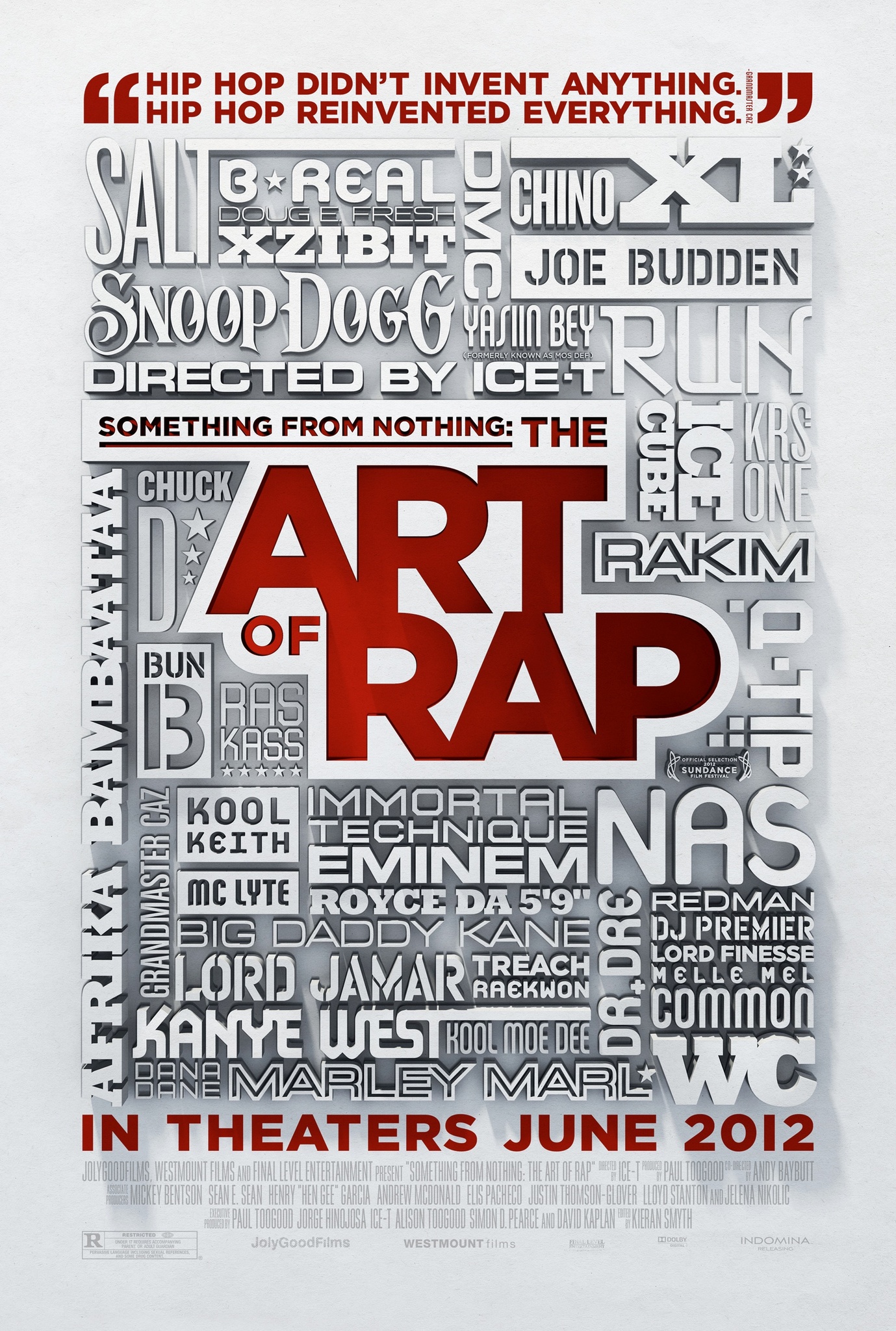 Something From Nothing: The Art Of Rap Main Poster