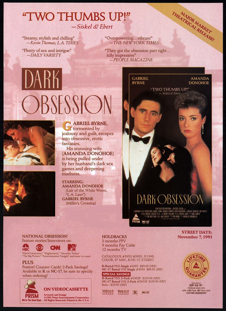 Dark Obsession Main Poster