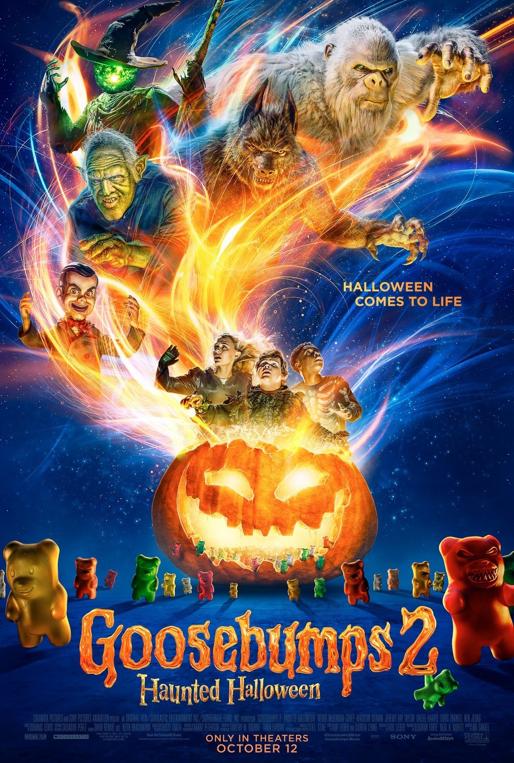 Goosebumps 2: Haunted Halloween (2018) Main Poster