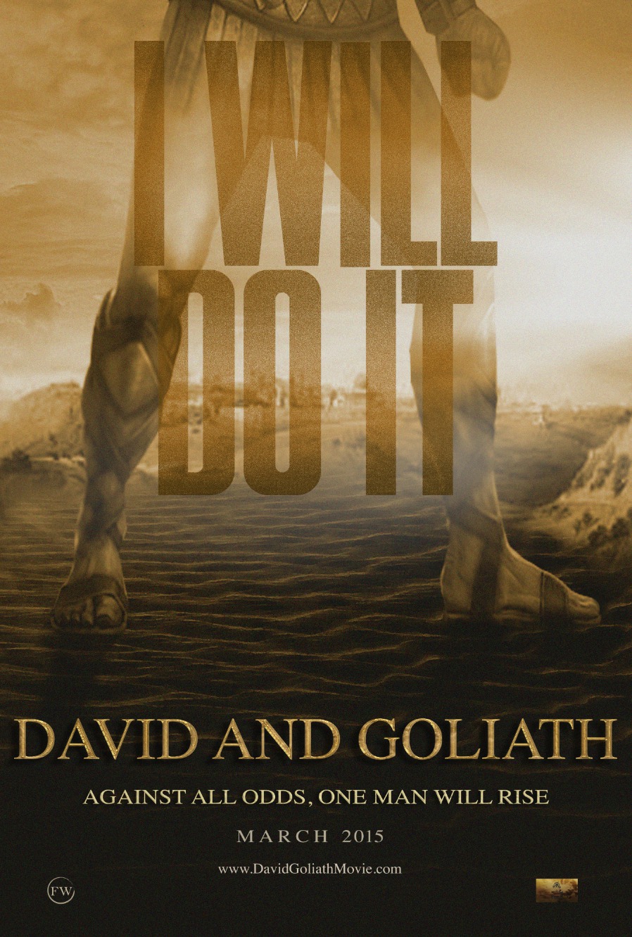 David And Goliath Main Poster