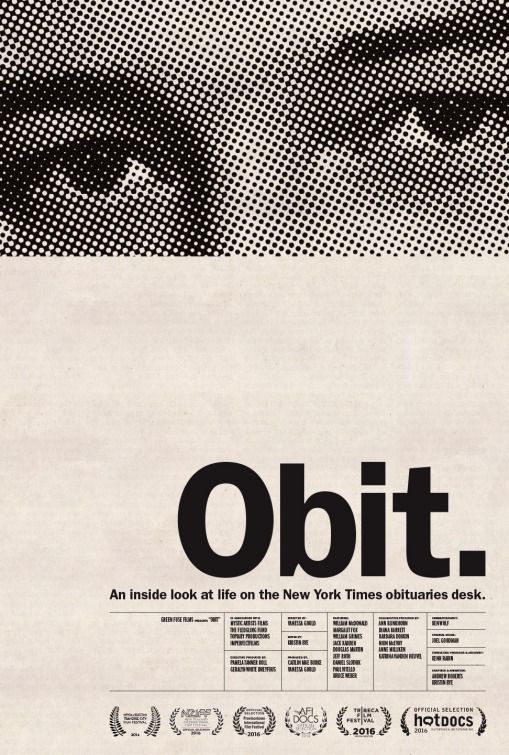 Obit. (2017) Poster #2