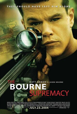 The Bourne Supremacy (2004) Main Poster