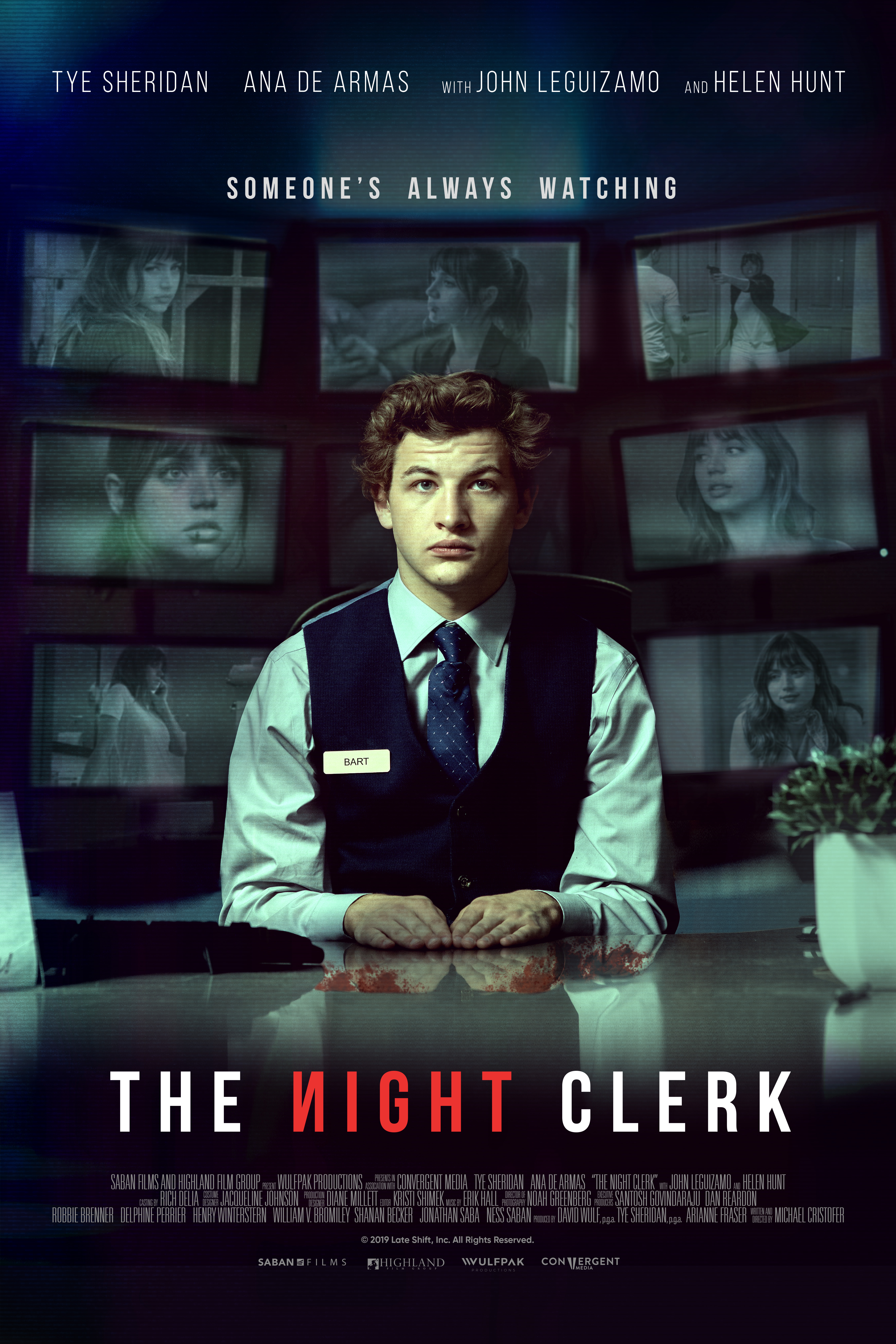 The Night Clerk Main Poster