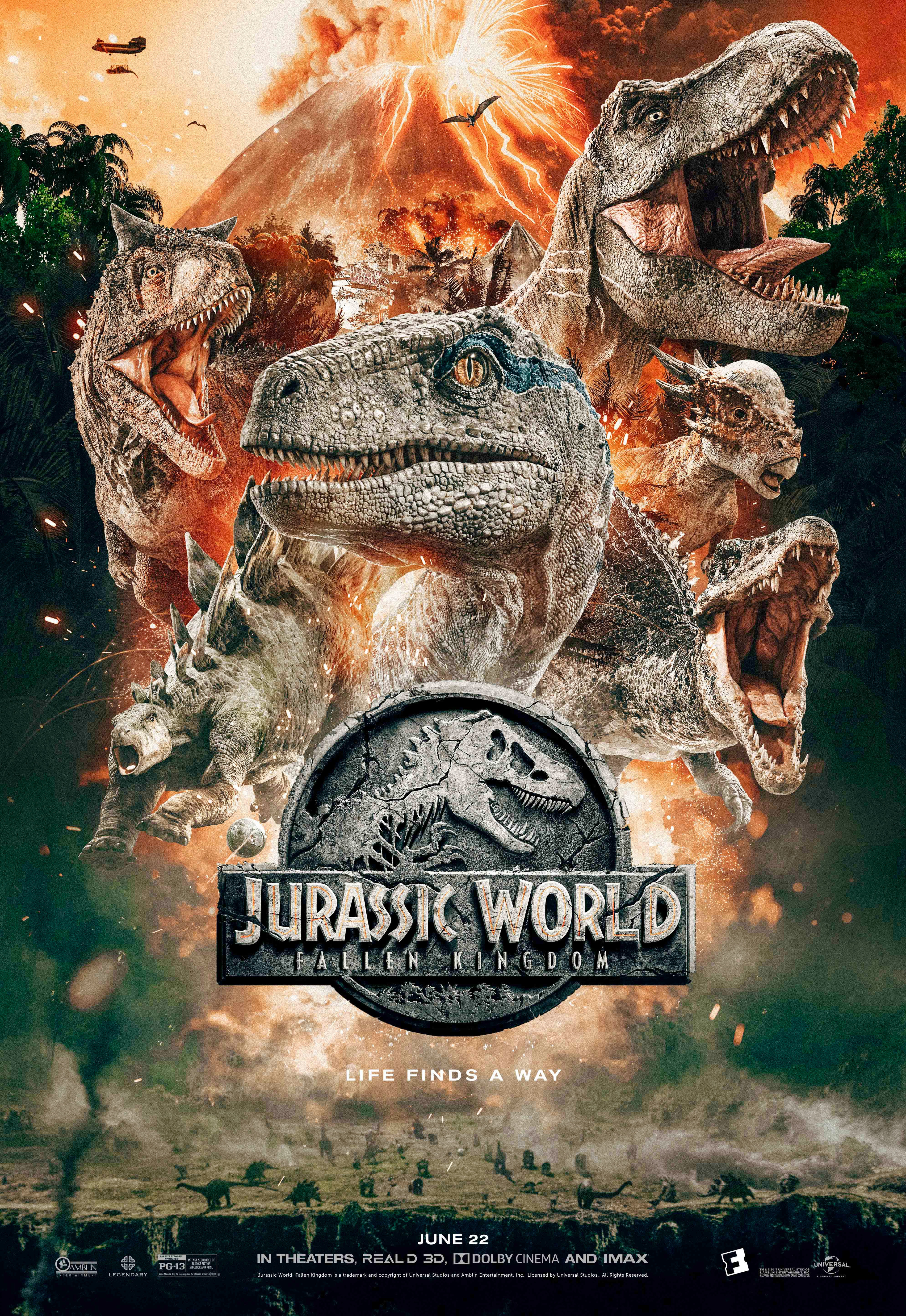 Jurassic World: Fallen Kingdom (2018) Poster #2