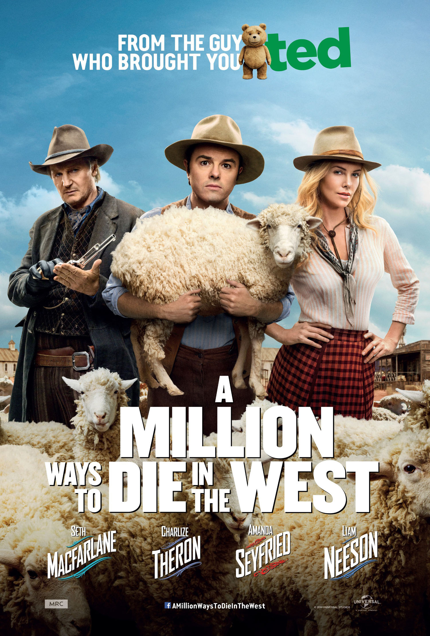 A Million Ways To Die In The West Main Poster
