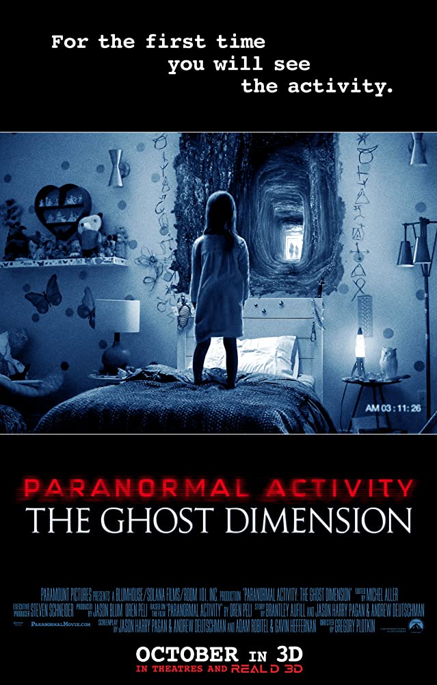 Paranormal Activity: The Ghost Dimension Main Poster