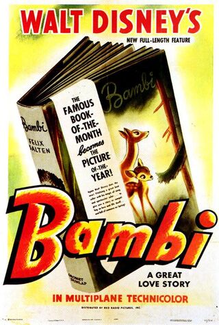 Bambi (1942) Main Poster