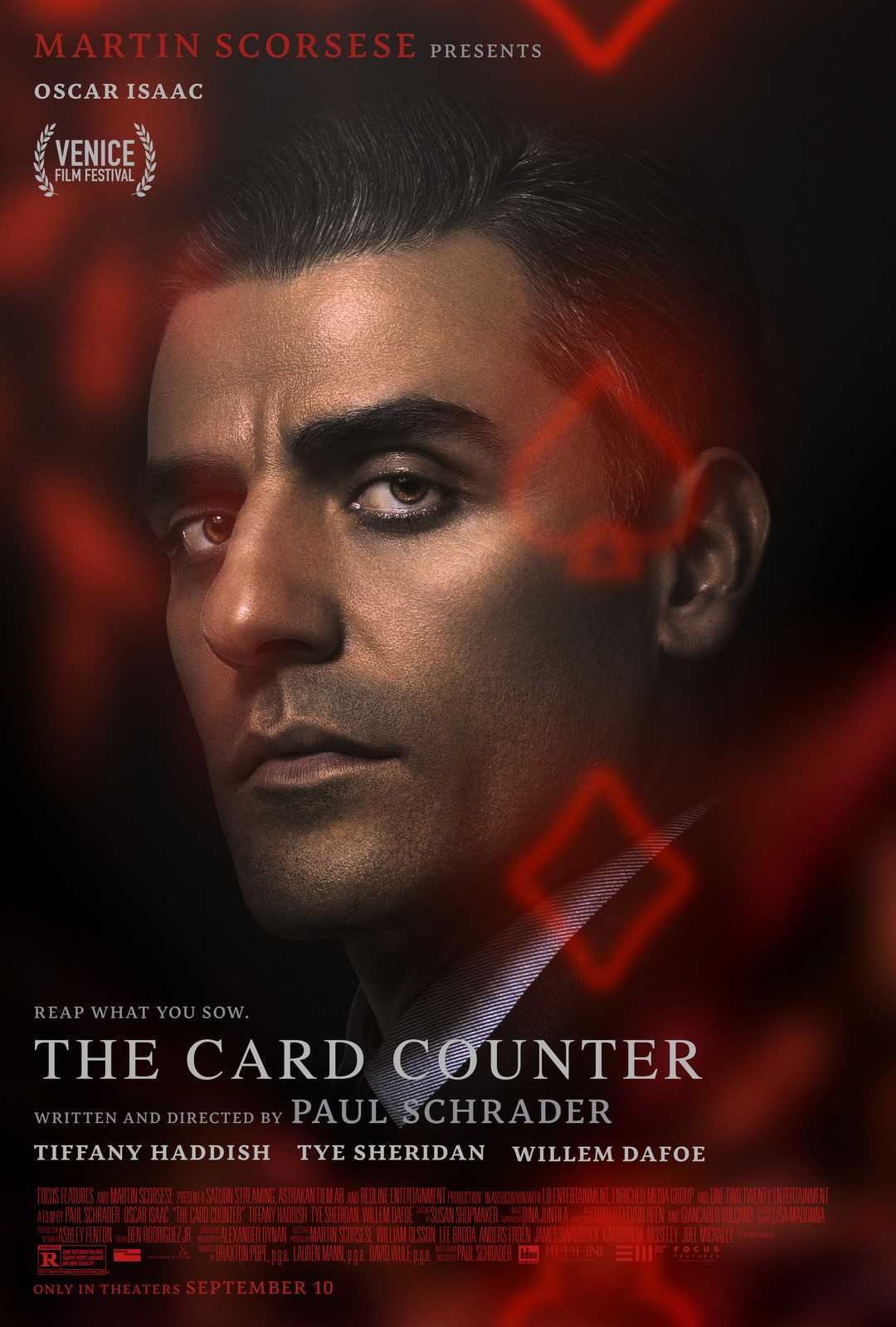 The Card Counter Main Poster