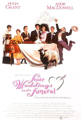 Four Weddings And A Funeral (1994) Main Poster