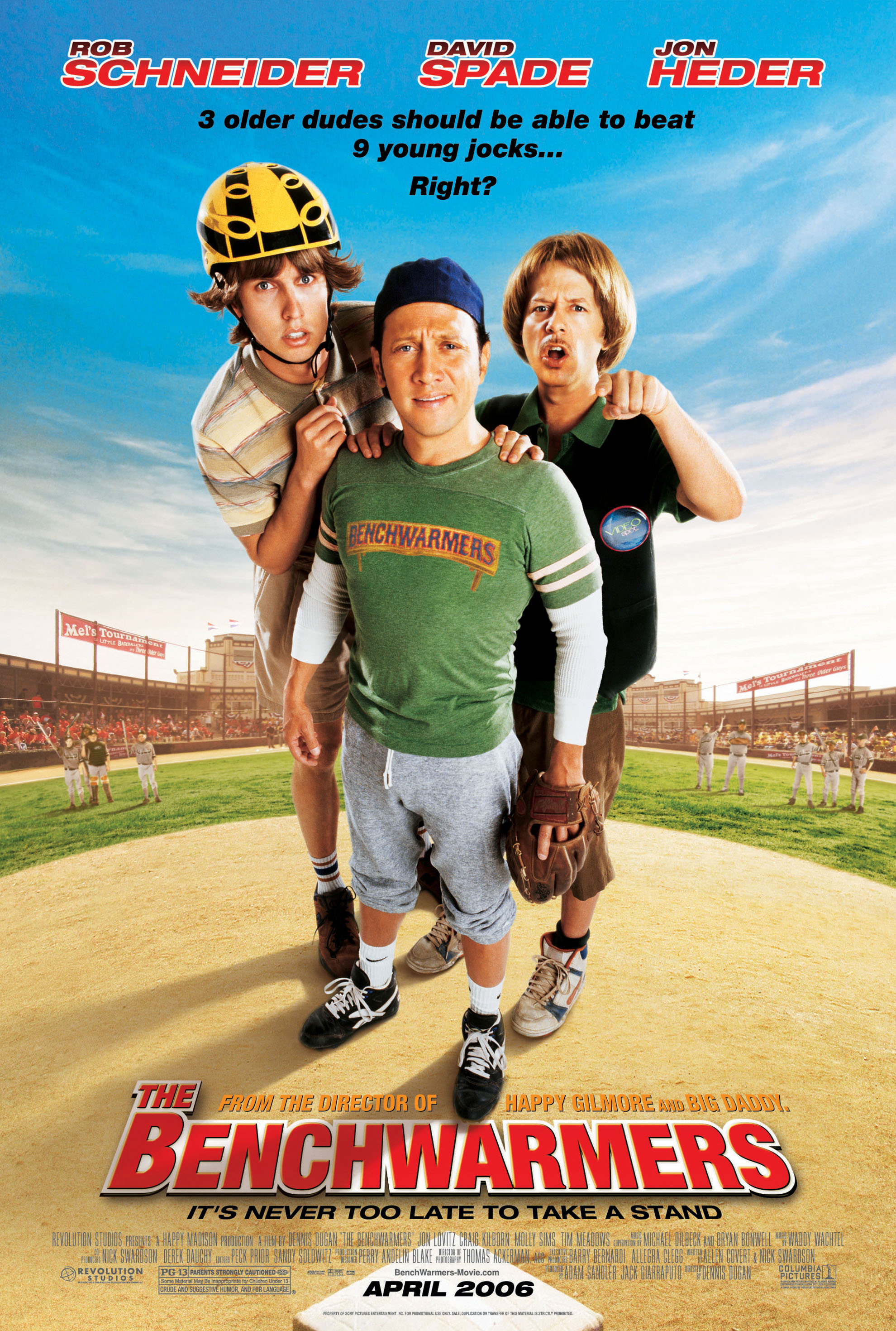 The Benchwarmers Main Poster