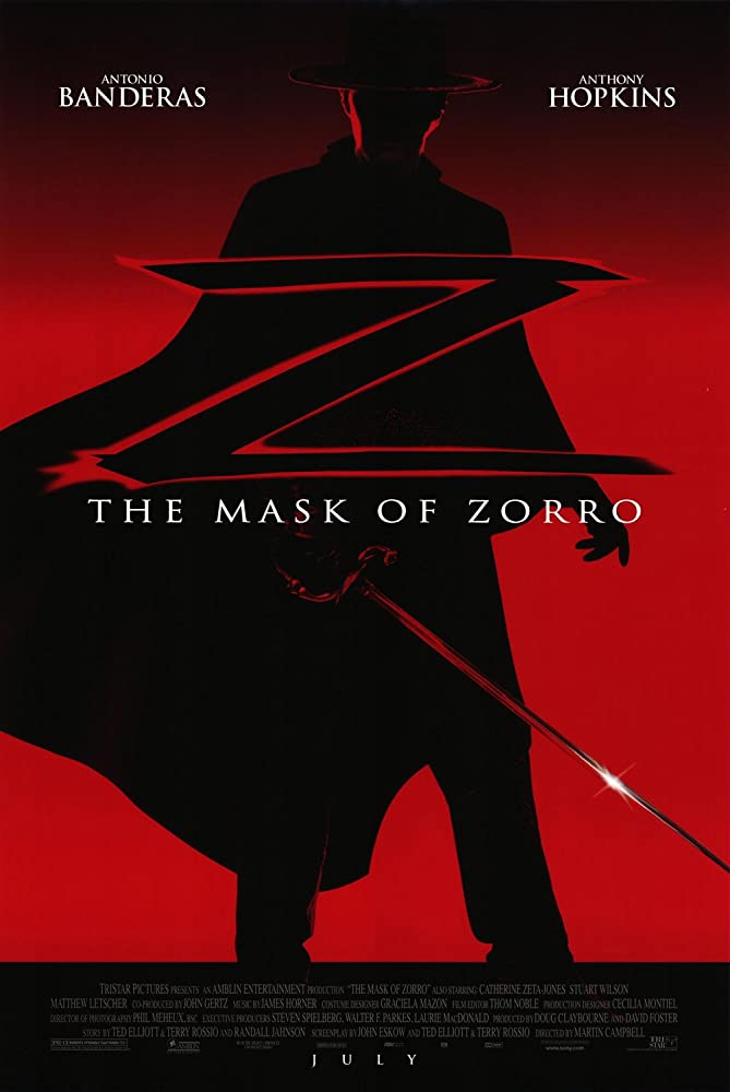 The Mask Of Zorro Main Poster