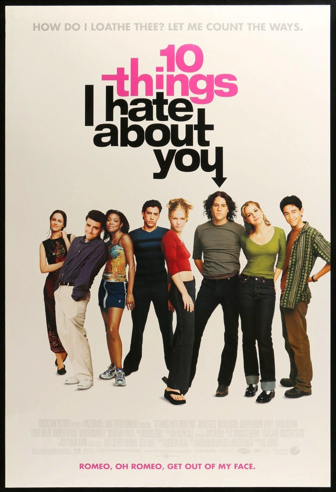 10 Things I Hate About You Main Poster