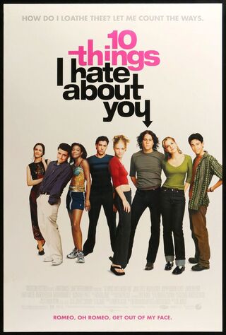 10 Things I Hate About You (1999) Main Poster