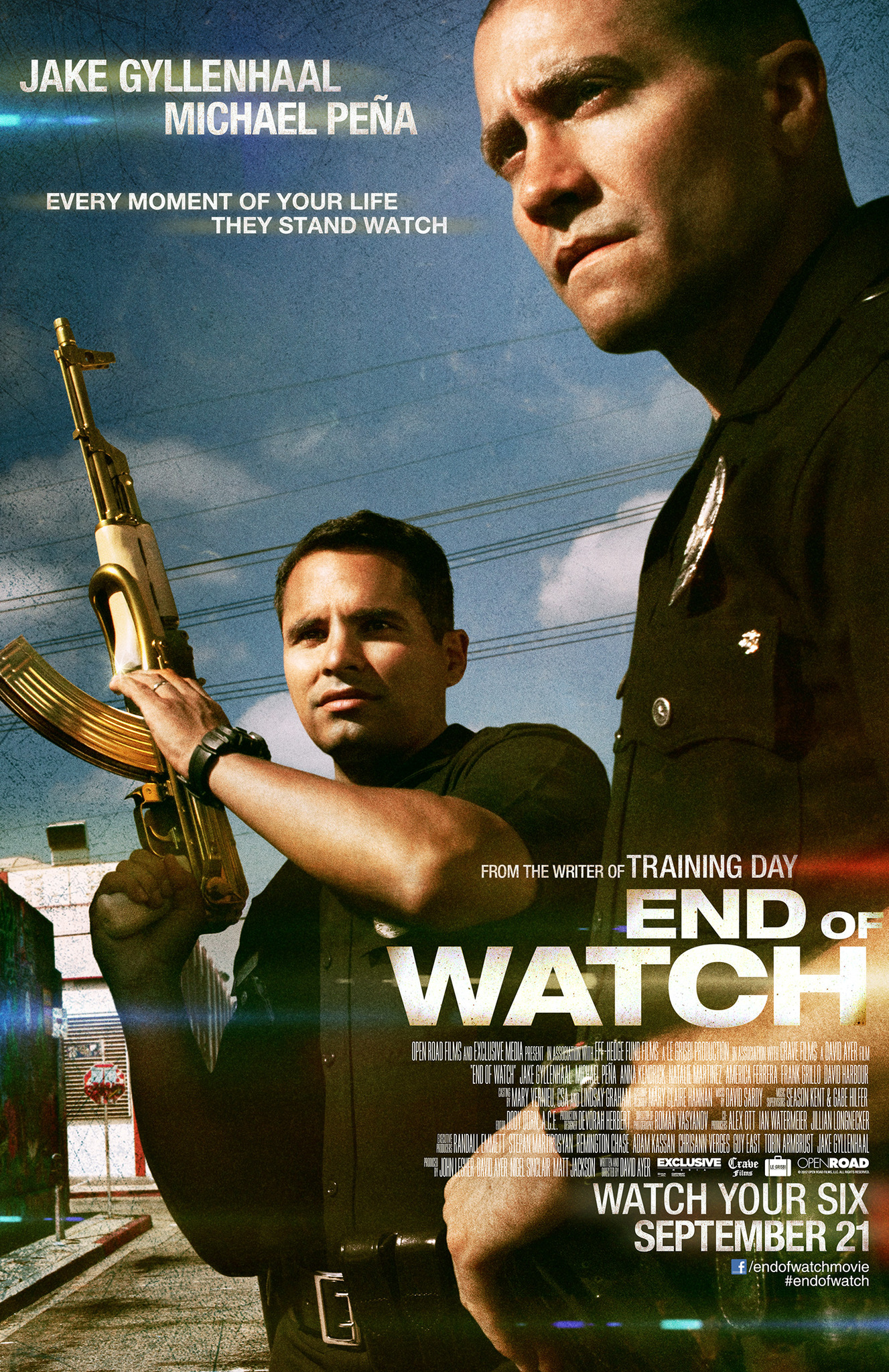 End Of Watch Main Poster