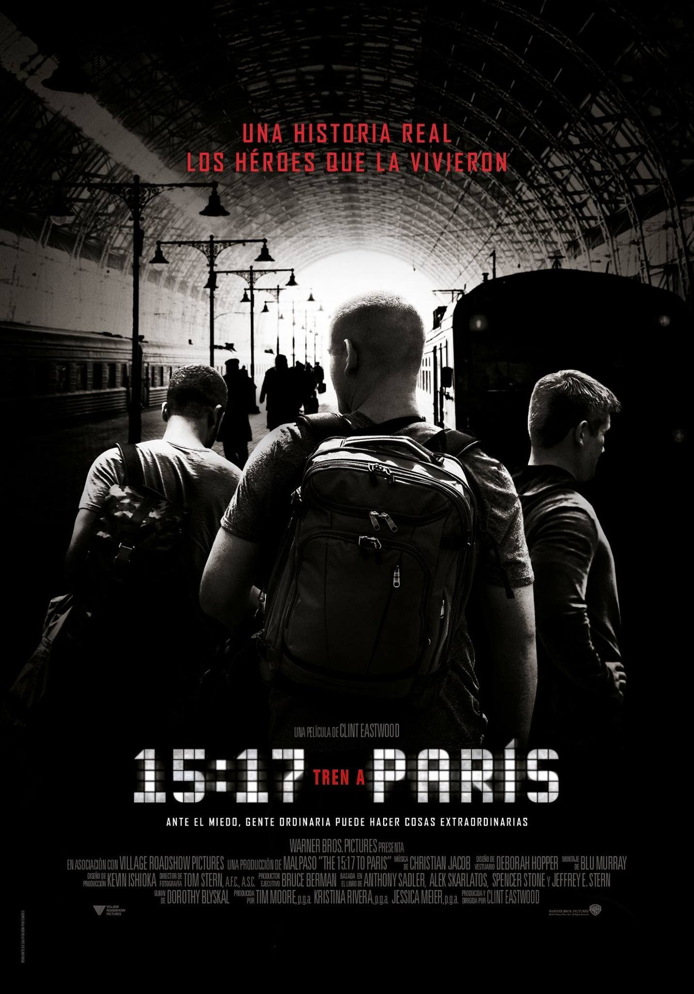 The 15:17 To Paris Main Poster
