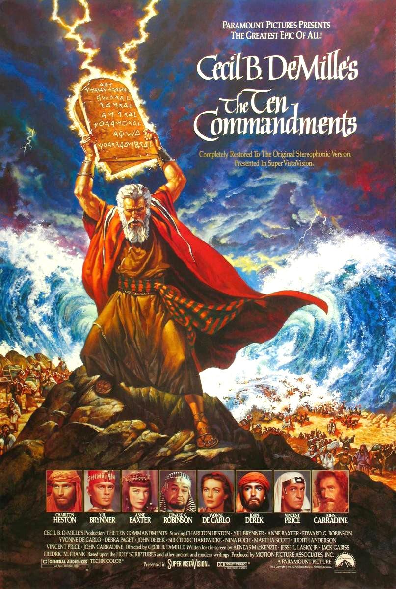 The Ten Commandments (1956) Main Poster