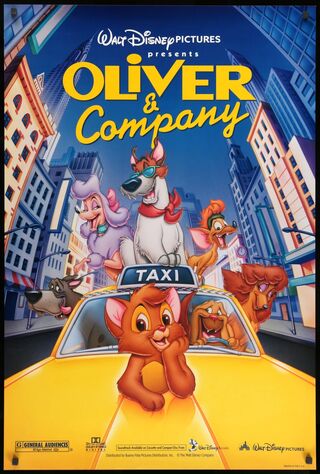 Oliver & Company (1988) Main Poster