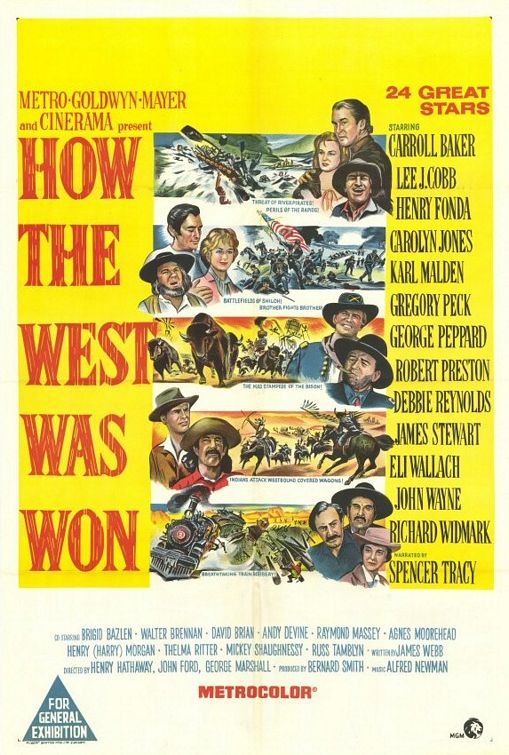 How The West Was Won (1963) Main Poster