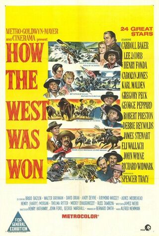 How The West Was Won (1963) Main Poster