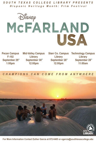 McFarland, USA (2015) Main Poster