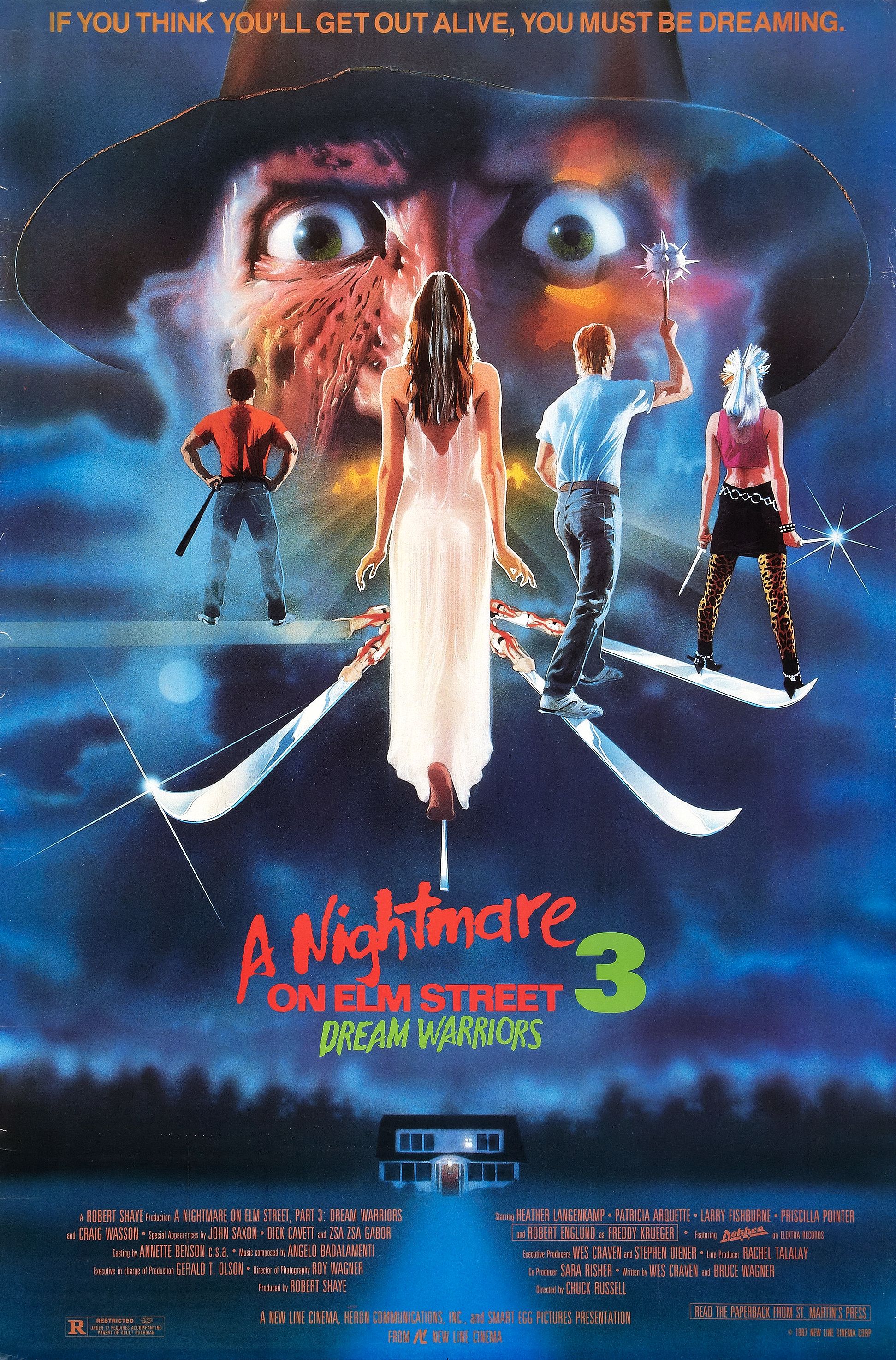 A Nightmare On Elm Street 3: Dream Warriors Main Poster