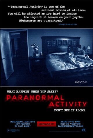 Paranormal Activity (2009) Main Poster