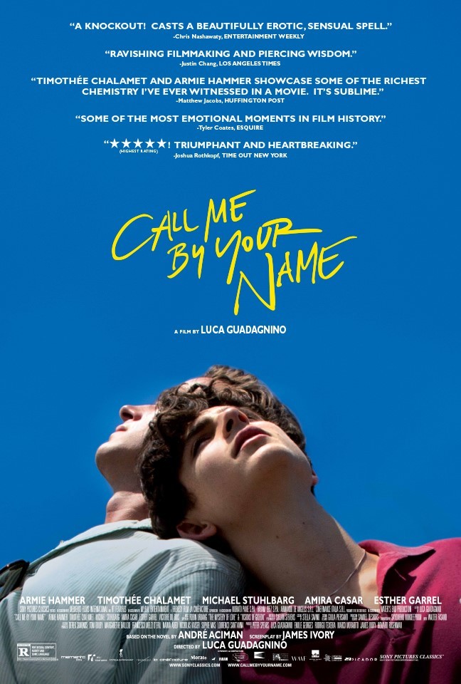 Call Me By Your Name (2018) Main Poster
