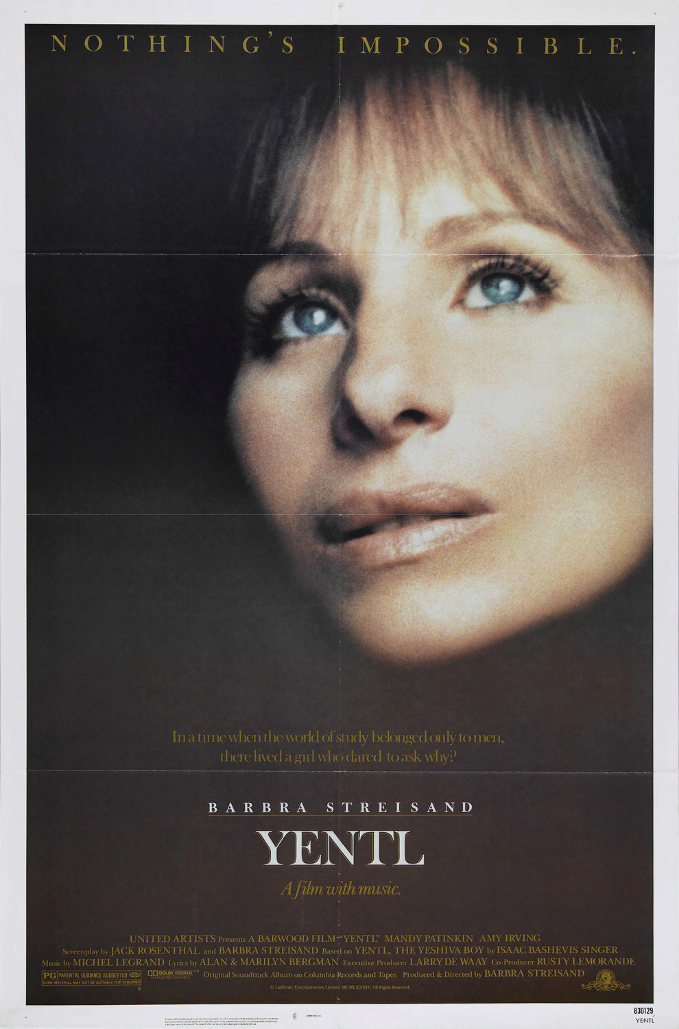 Yentl Main Poster