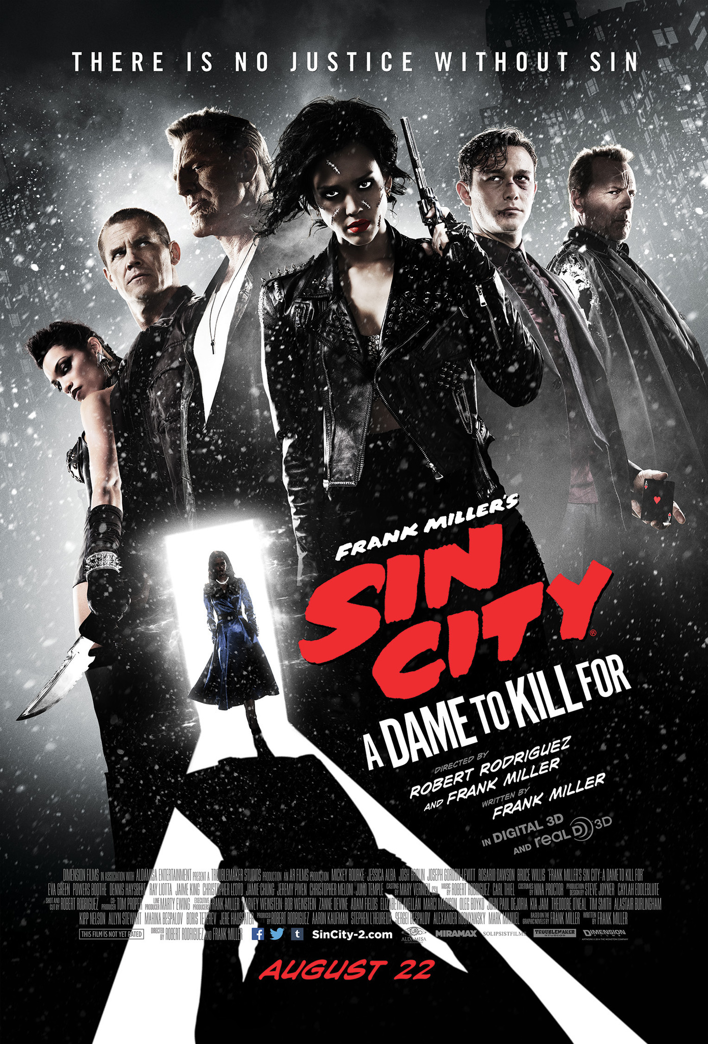 Frank Miller's Sin City: A Dame To Kill For Main Poster