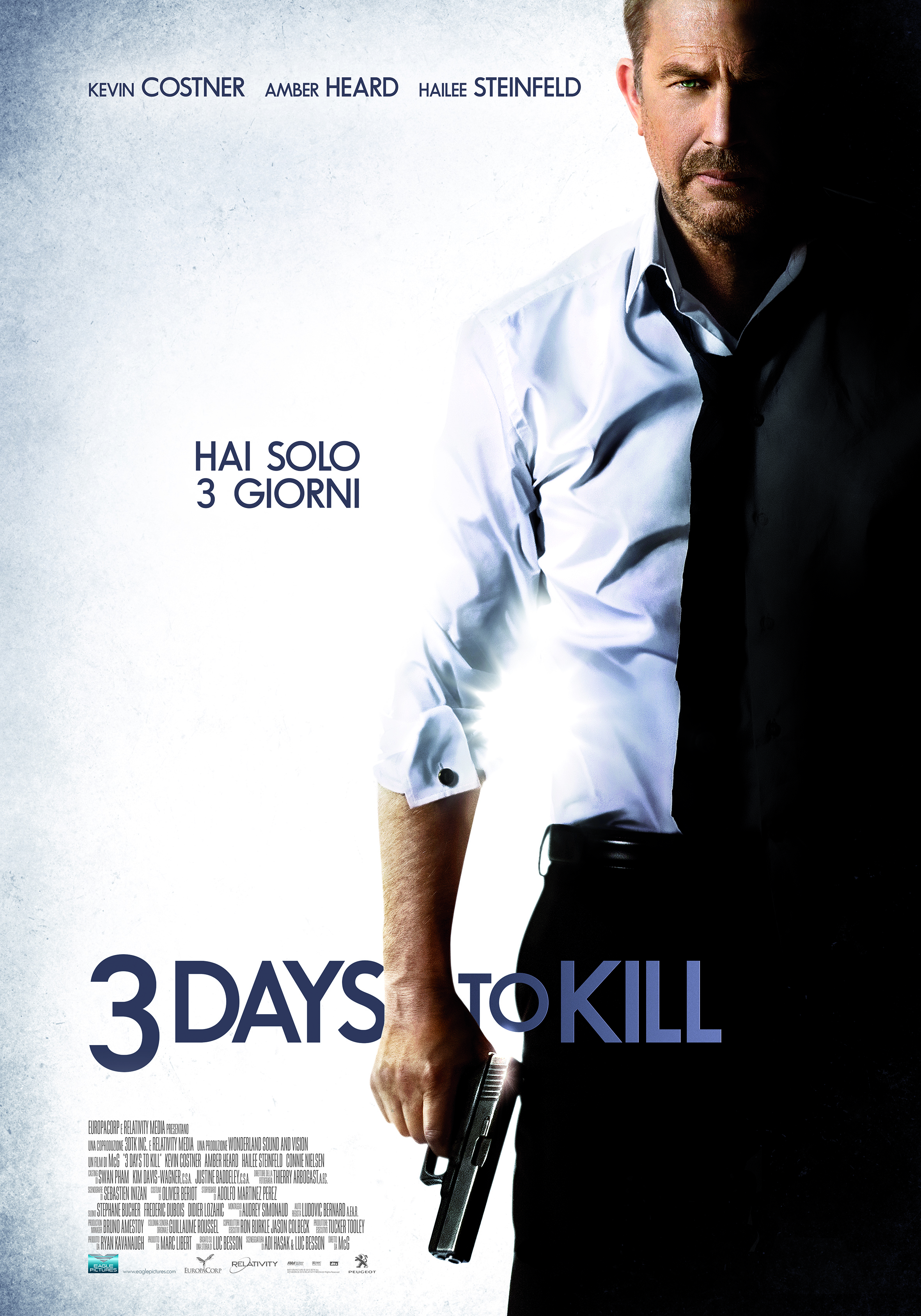 3 Days To Kill Main Poster