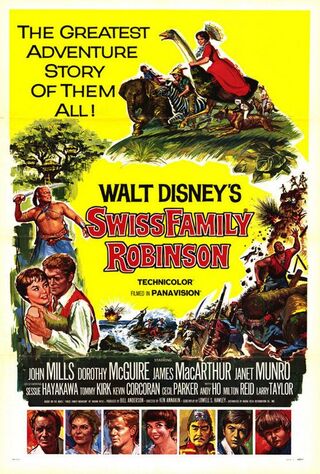 Swiss Family Robinson (1960) Main Poster