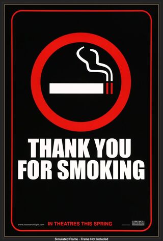 Thank You For Smoking (2006) Main Poster