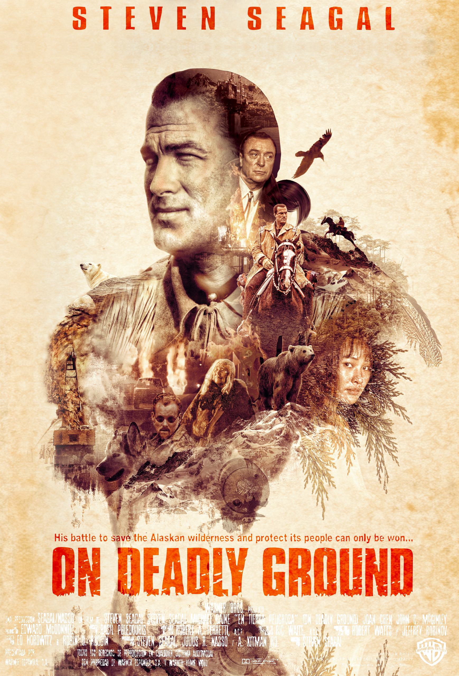 On Deadly Ground Main Poster