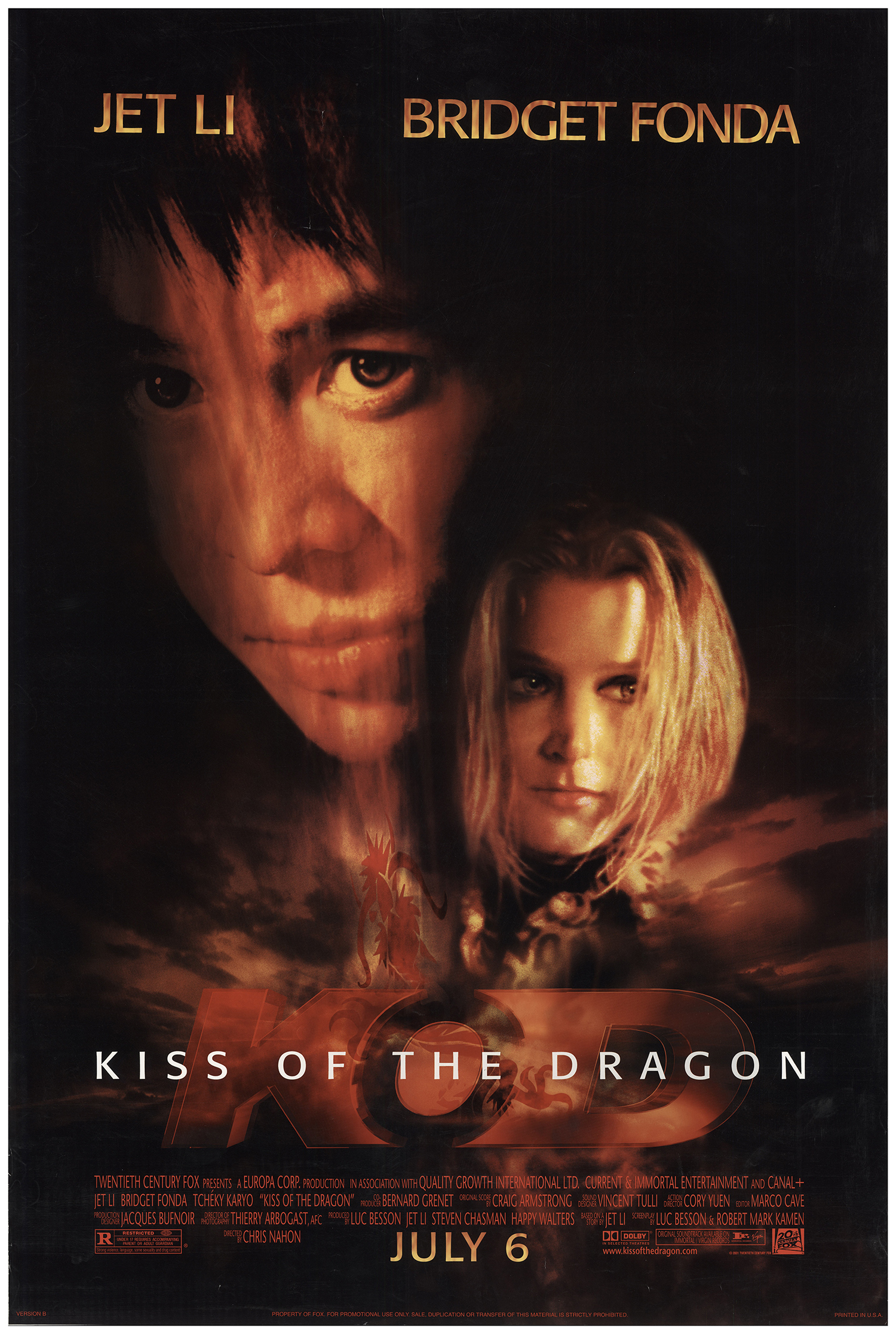 Kiss Of The Dragon Main Poster