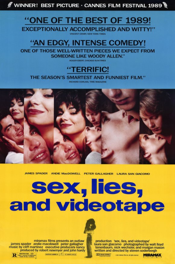 Sex, Lies, And Videotape (1989) Main Poster